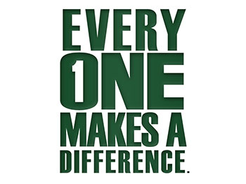 BE ONE WHO MAKES A DIFFERENCE LOGO